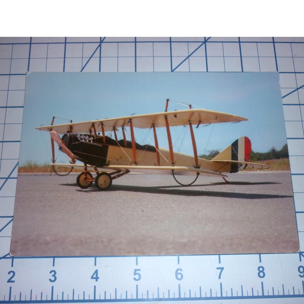 Vintage 1985 Curtiss JN-4D Jenny Biplane Postcard Nut Tree Associates‎ 5x7